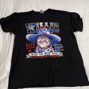 Willie Nelson and Friends 2023 tour tshirt